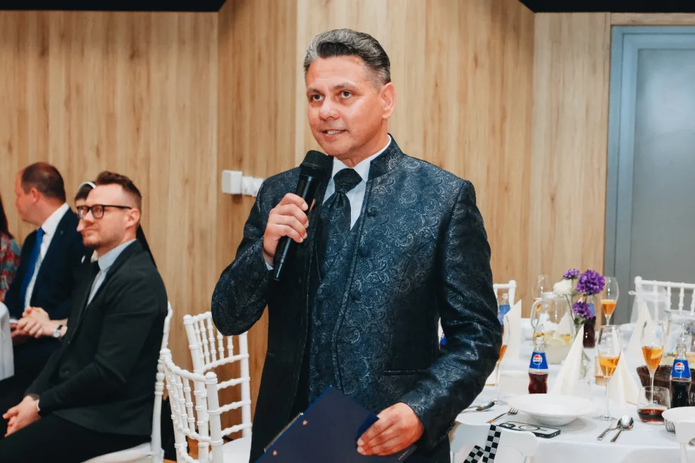 Juraj Fáber pri príhovore