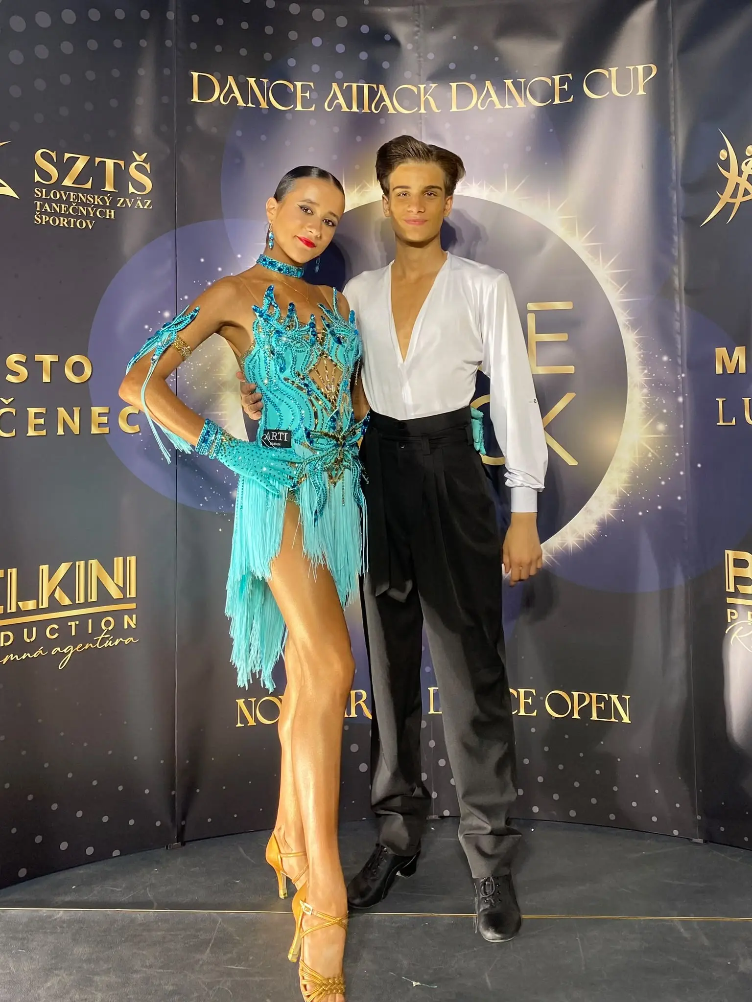 Štandardné tance — súťažný pár Fáber Dance School